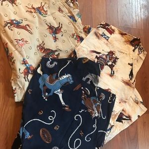 Western Print scrub tops